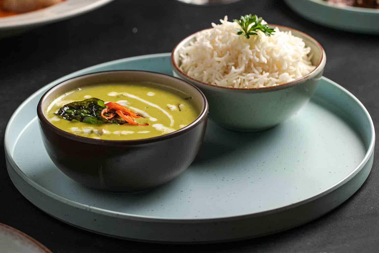 orange coconut veg rice