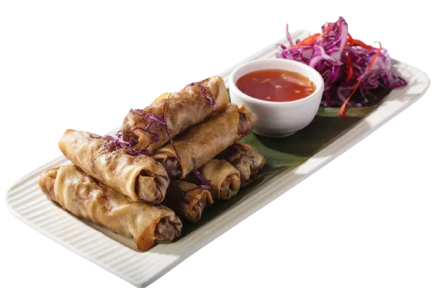 Spring Roll Chicken Dish